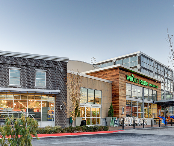 Exterior view of Whole Foods Market in Canyon Corners
