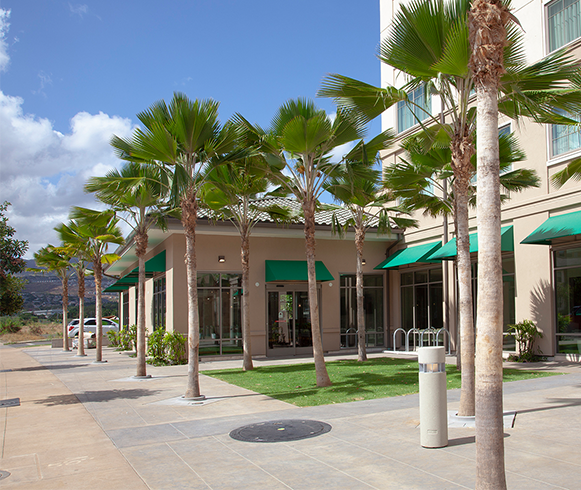 Exterior view of the Embassy Suites by Hilton, Oahu Kapolei