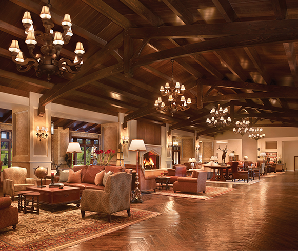Interior view of lounge at Montage Deer Valley