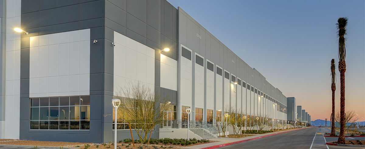 Exterior view of the Project Tropical Automated Robotics Fulfillment Center