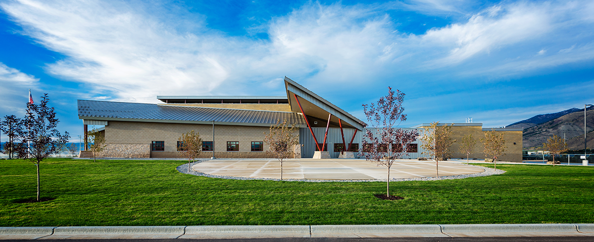 Exterior view of the Afton Readiness Center