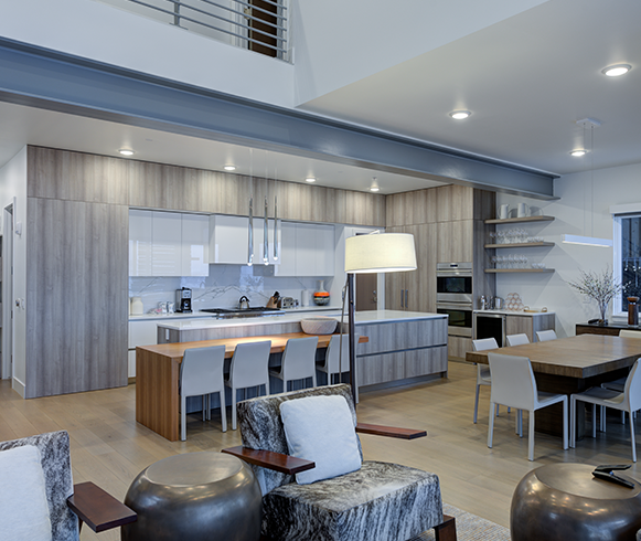 Interior view of Apex Residences