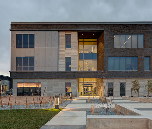Exterior view of entrance to the Dixie Technology College