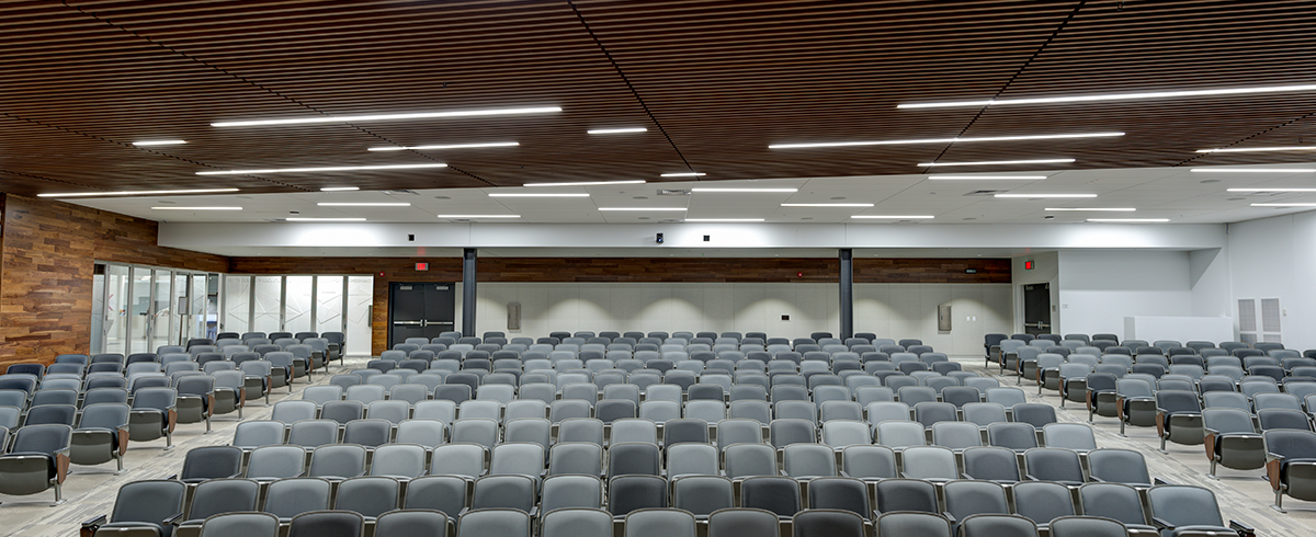 Interior view of the the Dixie Technology College auditorium