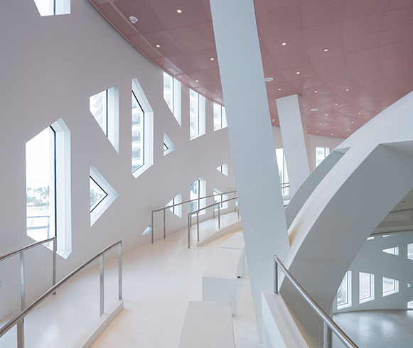Interior view of the Faena Forum