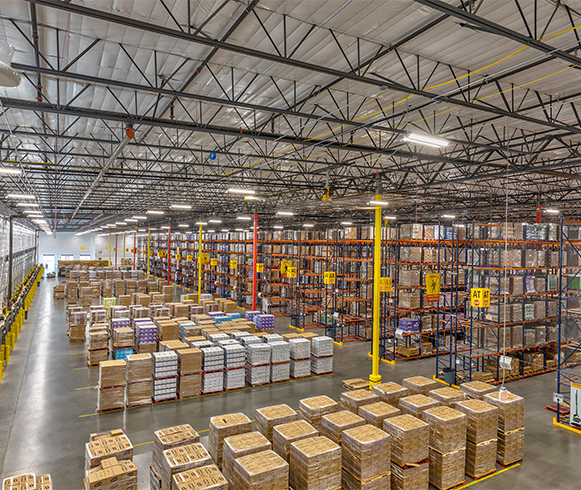 Interior view of storage spaces inside Ferrero Ferrara