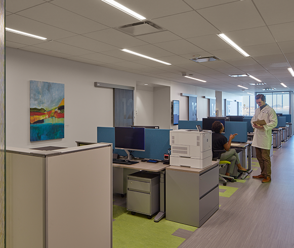 Office spaces at Kaiser Hollywood Romaine