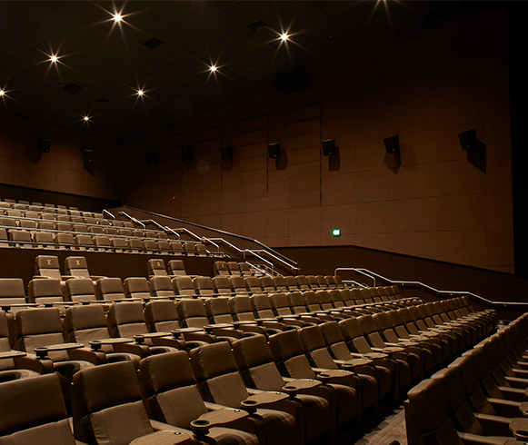 Interior view of theater at Kapolei Common