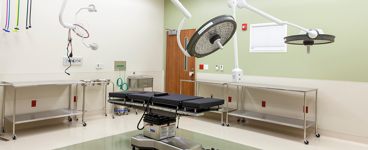 Operating room inside the Lone Peak Hospital Specialty Center