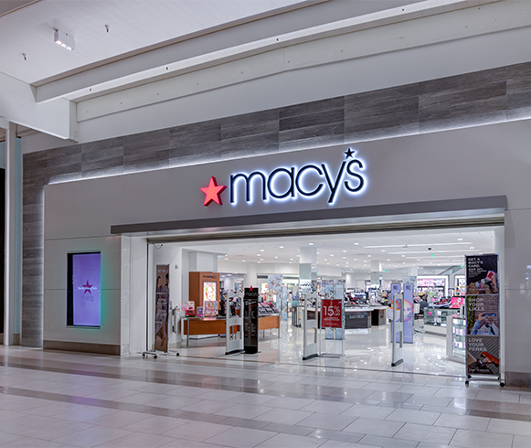 Interior view of Macy's entrance at Manhattan Village