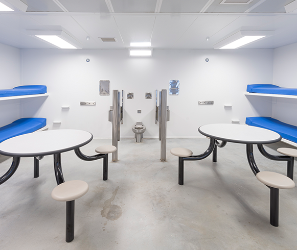 Interior view of cell at the R.J. Donovan Correctional Facility