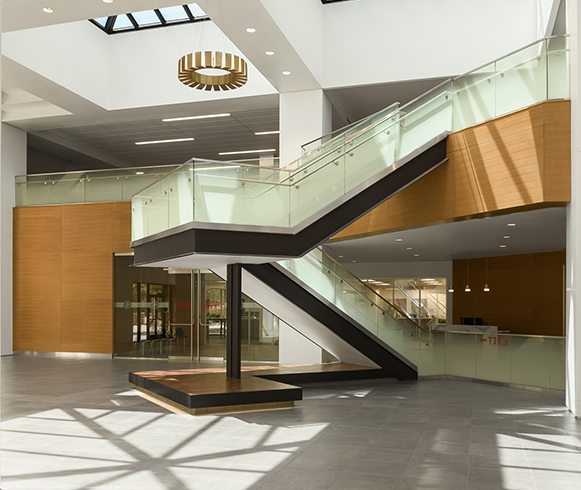 Interior staircase inside the Maricopa County 301 W. Jefferson