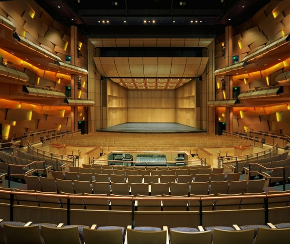 Interior view of theater in the Mesa Arts Center