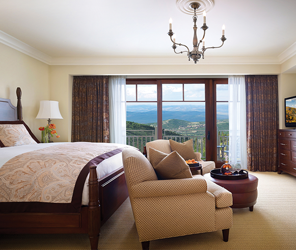 Interior view of bedroom at Montage Deer Valley