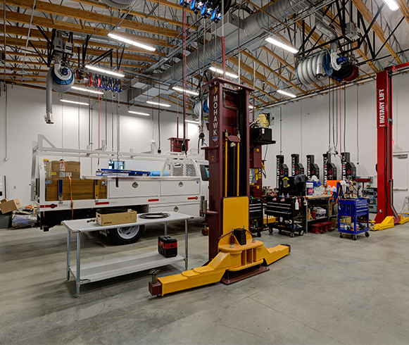 Interior view of machinery at the Laguna Niguel Water District