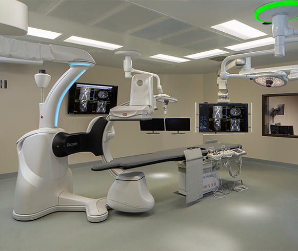 Interior view of operating room at the North Alabama Medical Center