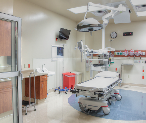 Operation room in the Portneuf Medical Center