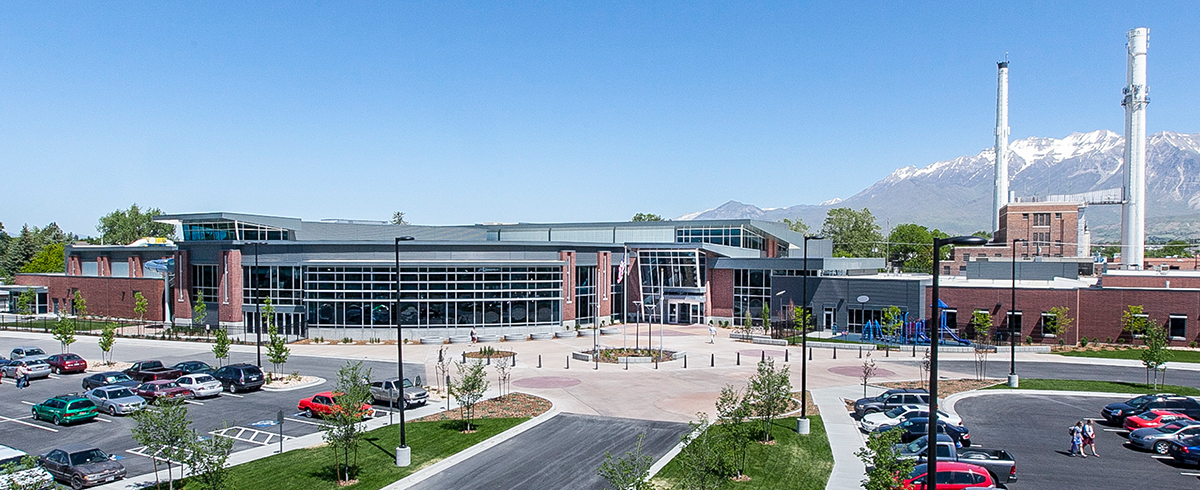 Exterior view of the Provo Recreation Center