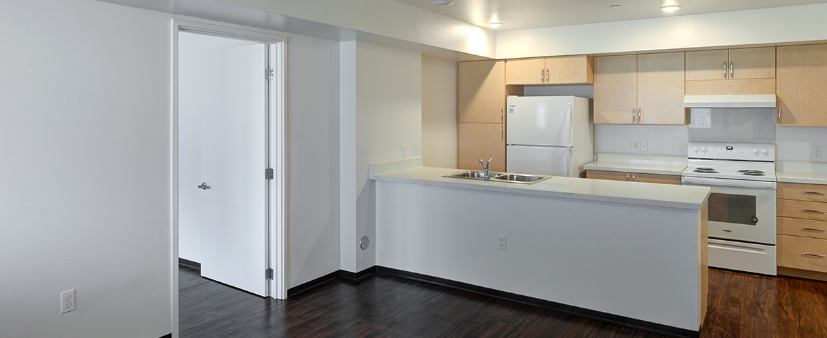 Interior view of the Pua Loke Affordable Housing