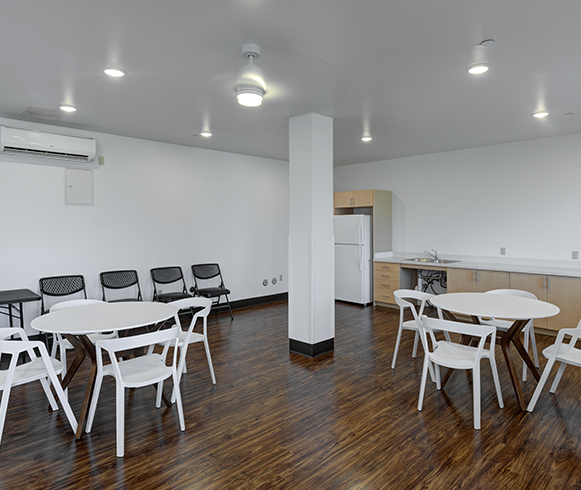 Interior view of the Pua Loke Affordable Housing