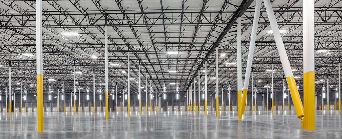 Interior view of the Sarival Logistics Center