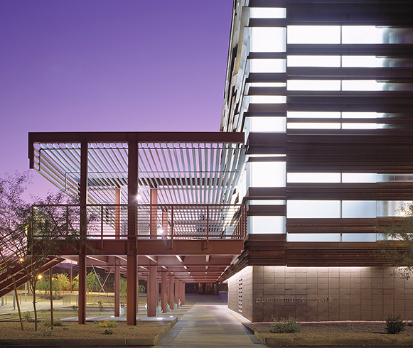 Exterior view of the South Mountain Community College PAC