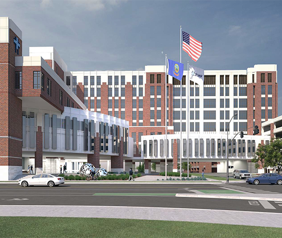 Exterior rendering of the St. Luke's Boise Medical Center, Capital Improvement Project