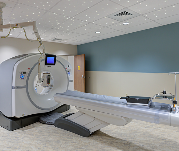 Interior view of MRI machine inside the Lake Nona Medical Center at the University of Central Florida