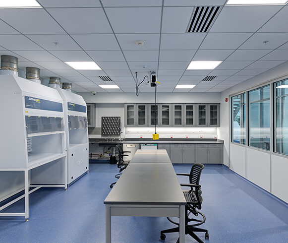 Interior view of laboratory at the West Valley Police Department