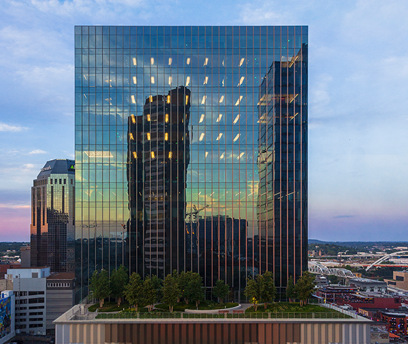 Exterior view of the Alliance Bernstein building