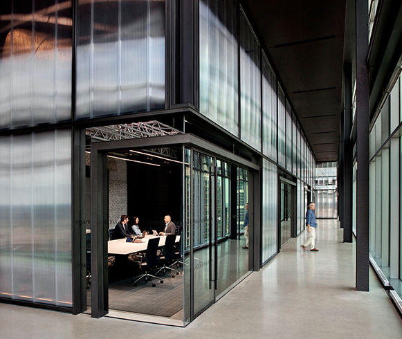 Interior view of meeting room at Alliance Bernstein