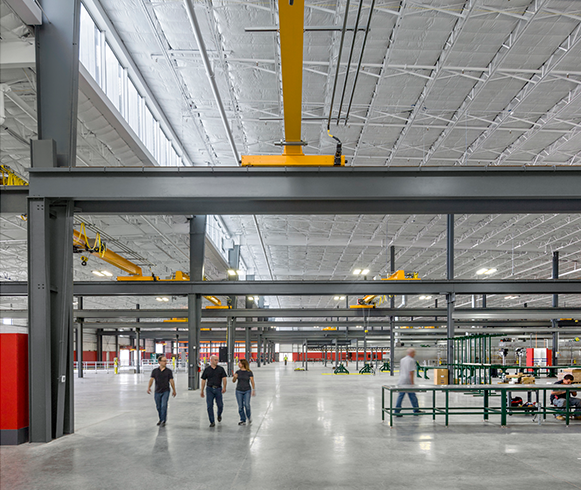 Interior view of CornellCookson