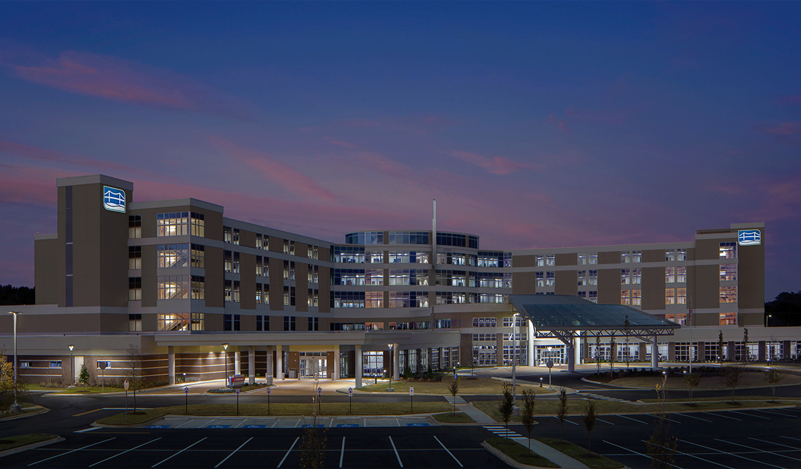 Exterior view of the North Alabama Medical Center