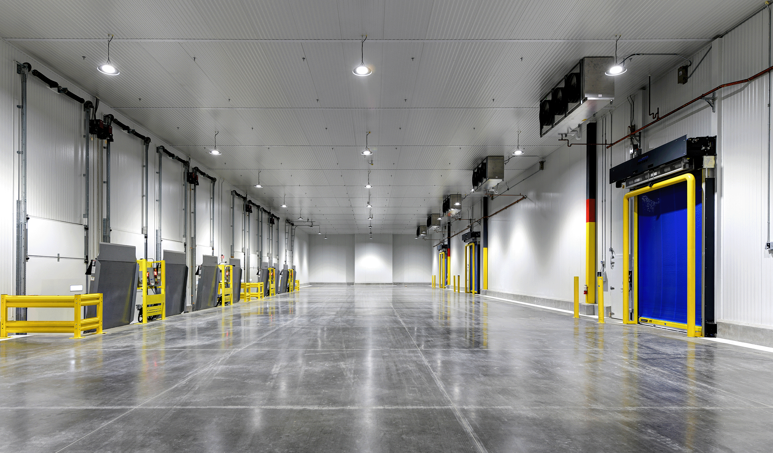 Interior view of the Penske Warehouse
