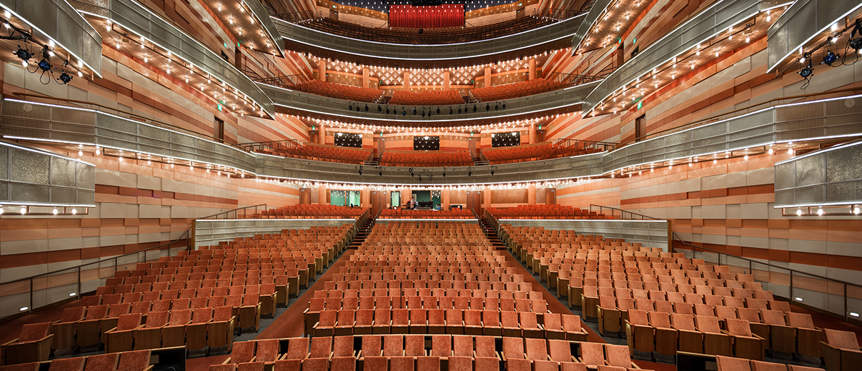 Interior view of Theater from stage