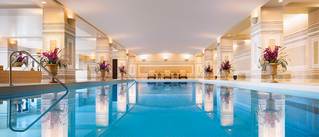 Interior view of pool