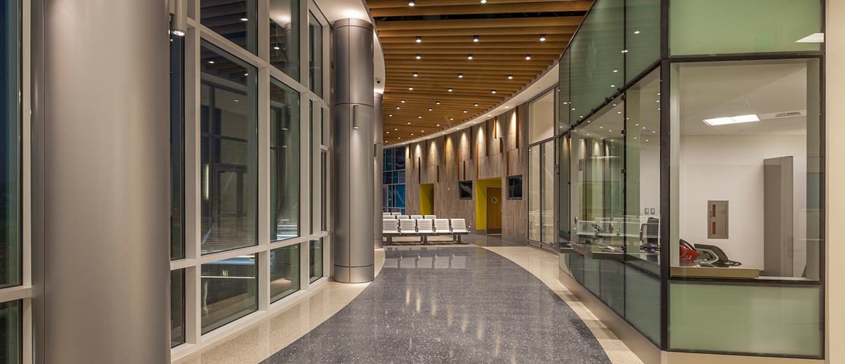Interior view of courthouse
