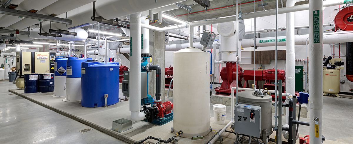 HVAC systems inside the St. Luke's Medical Center
