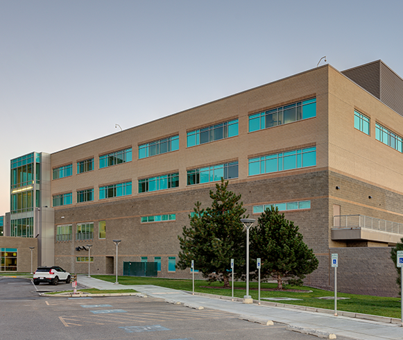 Exterior view of the Trios Birthing Center