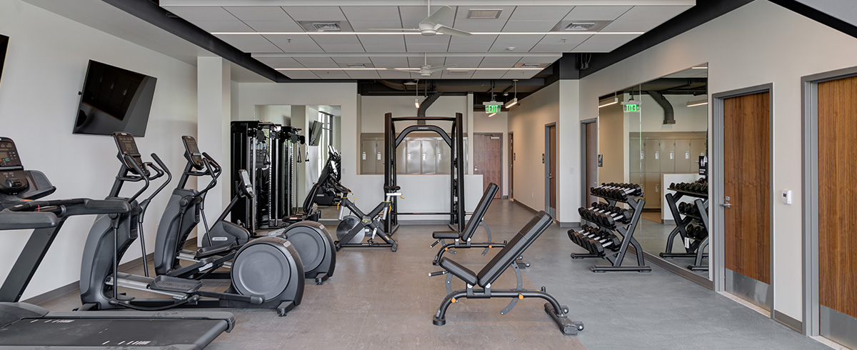 Weight room at Murray City Hall