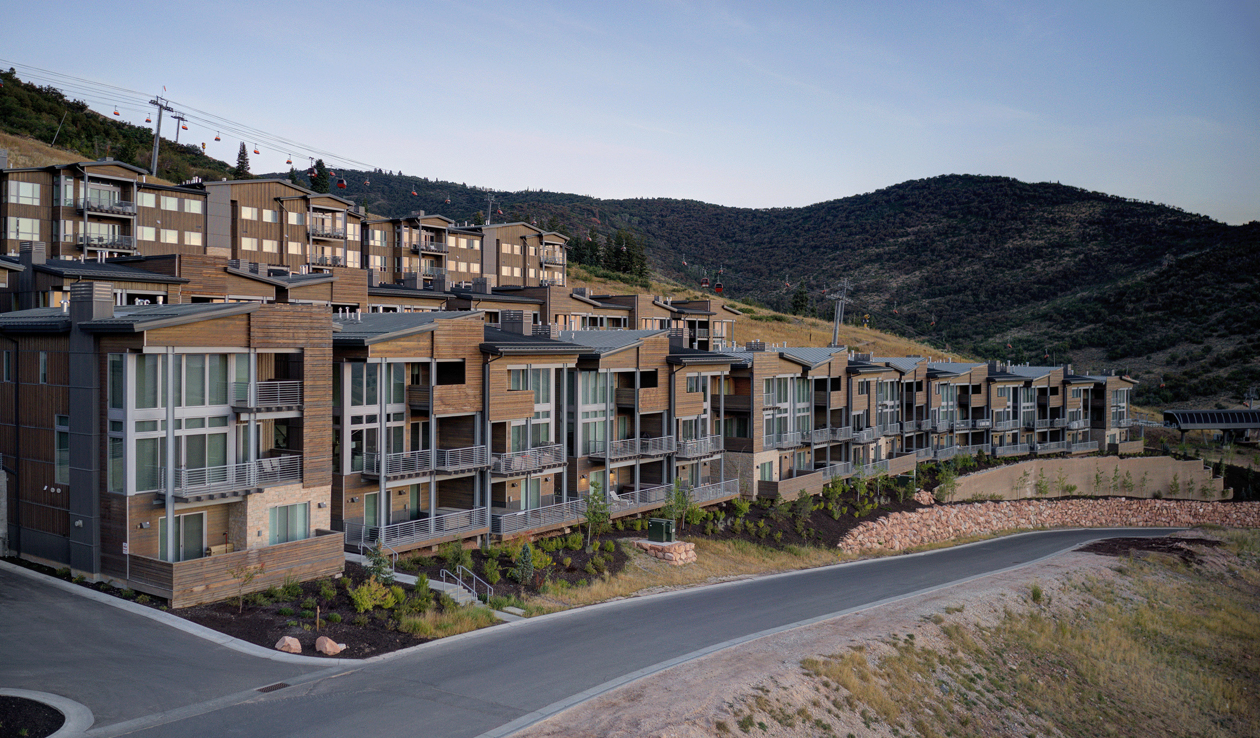 Exterior view of the Apex Residences