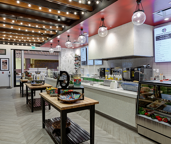 Interior of Granato's Gourmet Market in Salt Lake International Airport