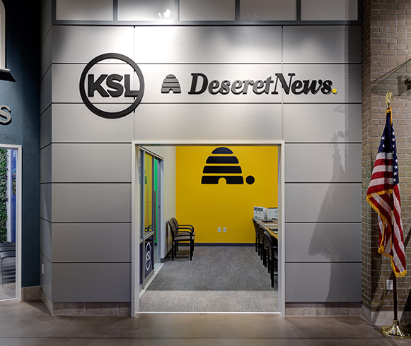 Desert News is one of the businesses inside the Junior Achievement City