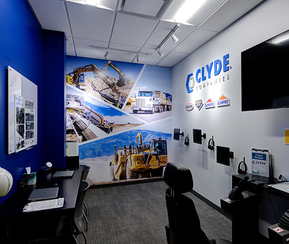 Clyde Companies, one of the businesses inside Junior Achievement City.