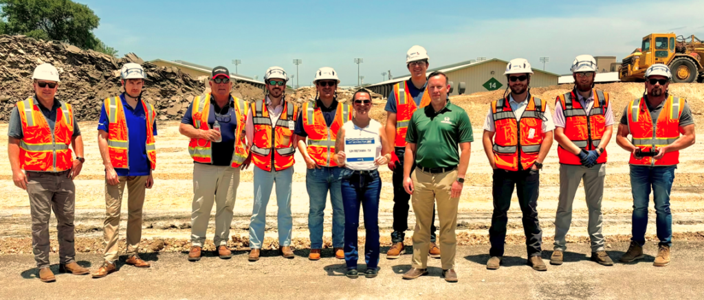 UH Retama project team members in San Antonio, TX from left to right: Jeremy Gicewicz, Ben Shingleton, Bob Badarack, Joseph Neyman, Zac Devine, Briana Hayes, Hunter Roberts, John Lopez, Jason Bethmann, Hunter Updyke, & Nathan Bastian.