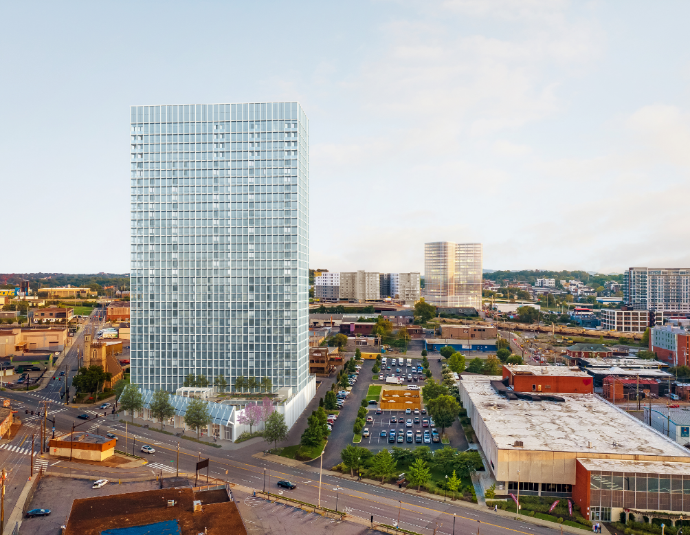 Nashville, a 32-floor, mixed-use high-rise in downtown Nashville.