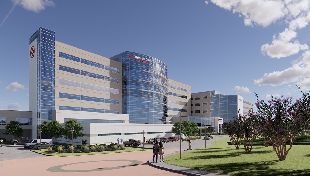 Medical City Dallas Heart & Spine Rendering