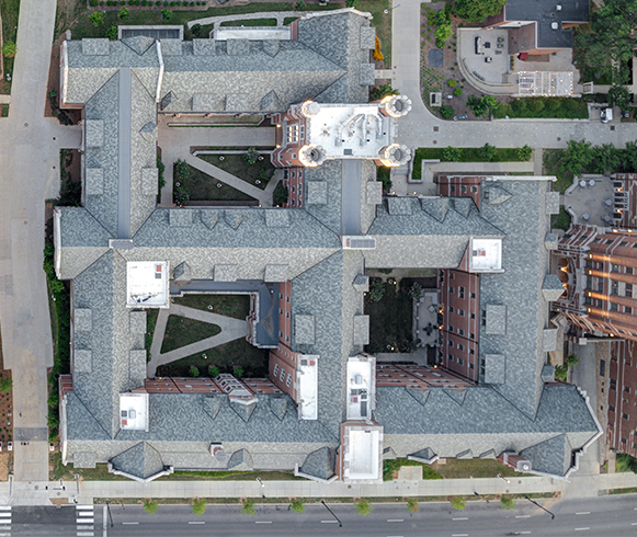 Bird's Eye View Vanderbilt Student Housing
