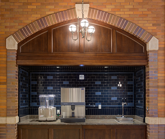 Interior of Vanderbilt Student Housing Kitchen