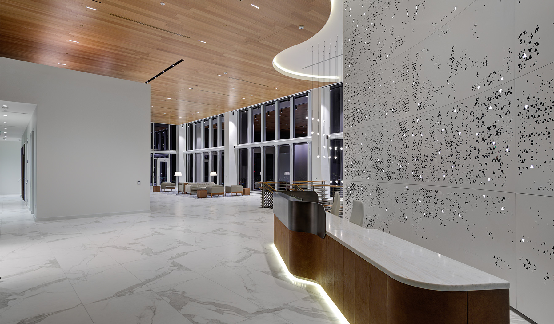 Interior of Bass, Berry & Sims office in Nashville Yards